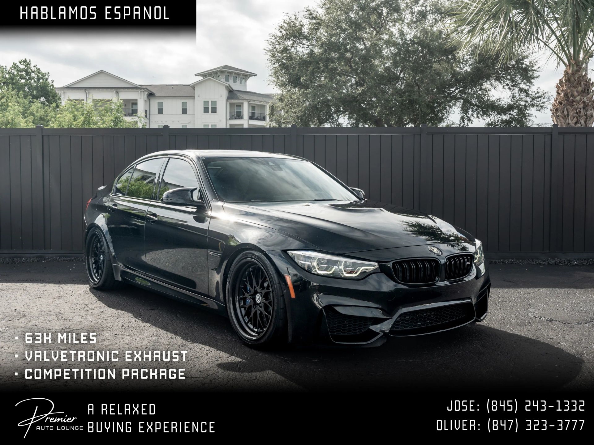 2018 BMW M3 Competition Sedan 4D