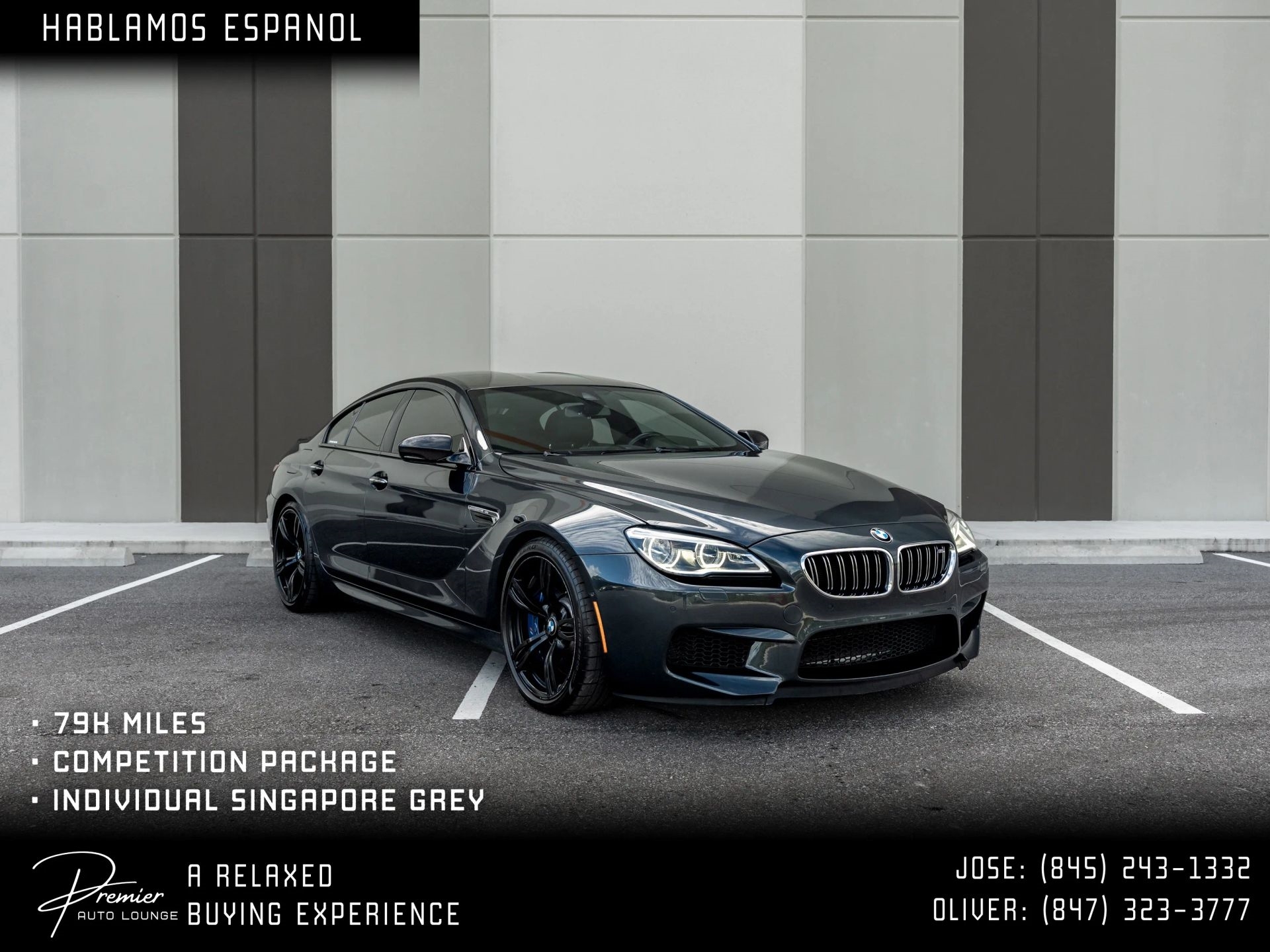 2016 BMW M6 Competition Gran Coupe 4D