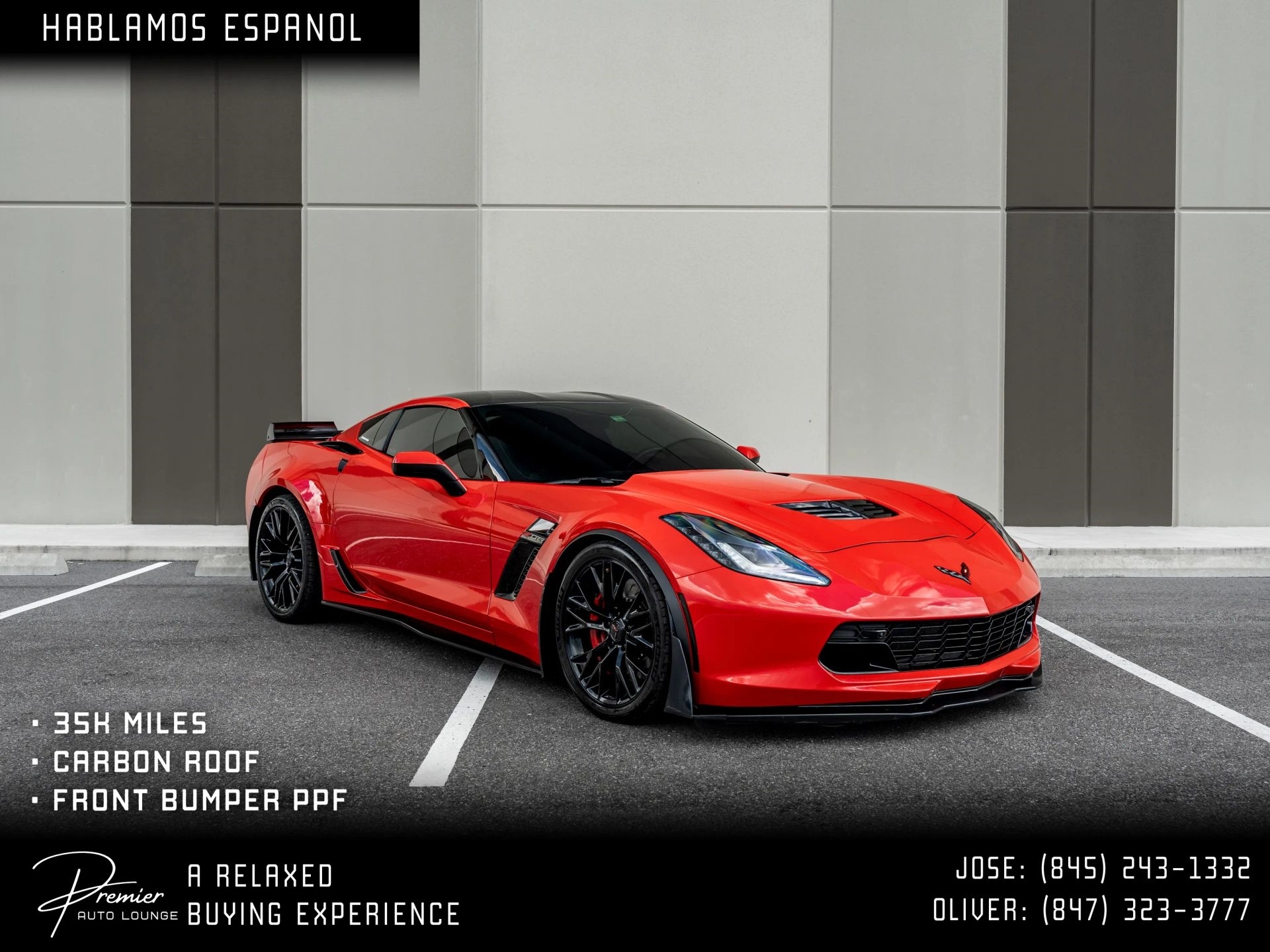 2016 Chevrolet Corvette Z06 Coupe 2D 3LZ