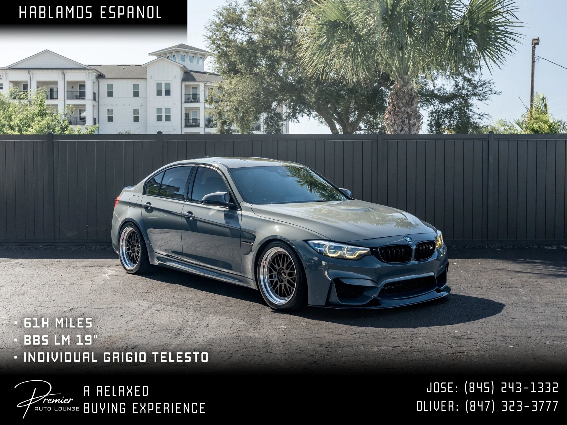 2018 BMW M3 Competition Sedan 4D