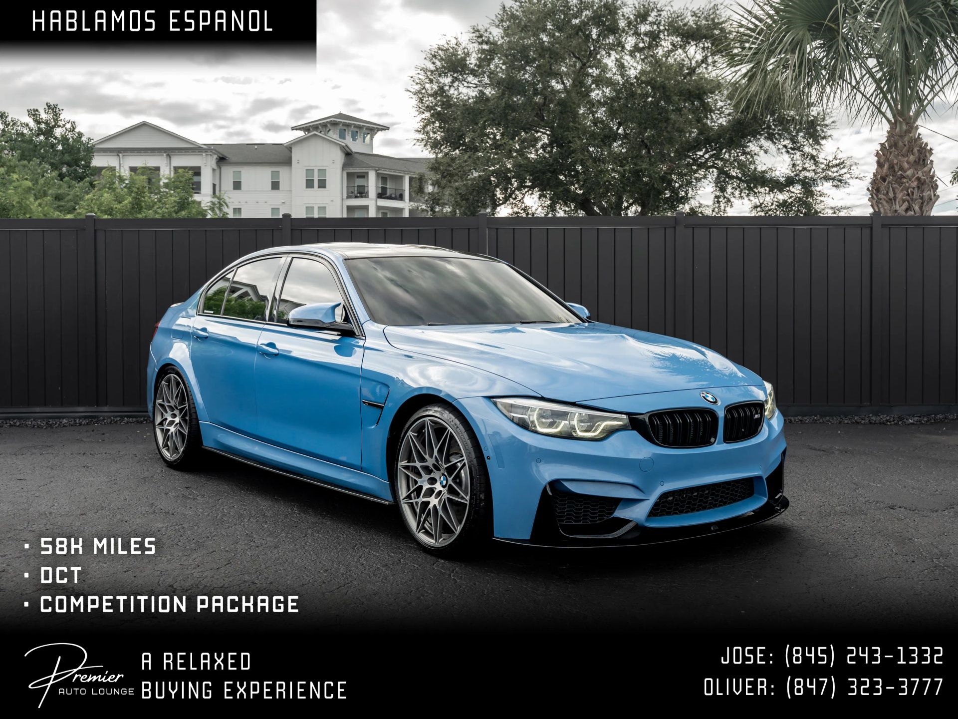 2018 BMW M3 Competition Sedan 4D