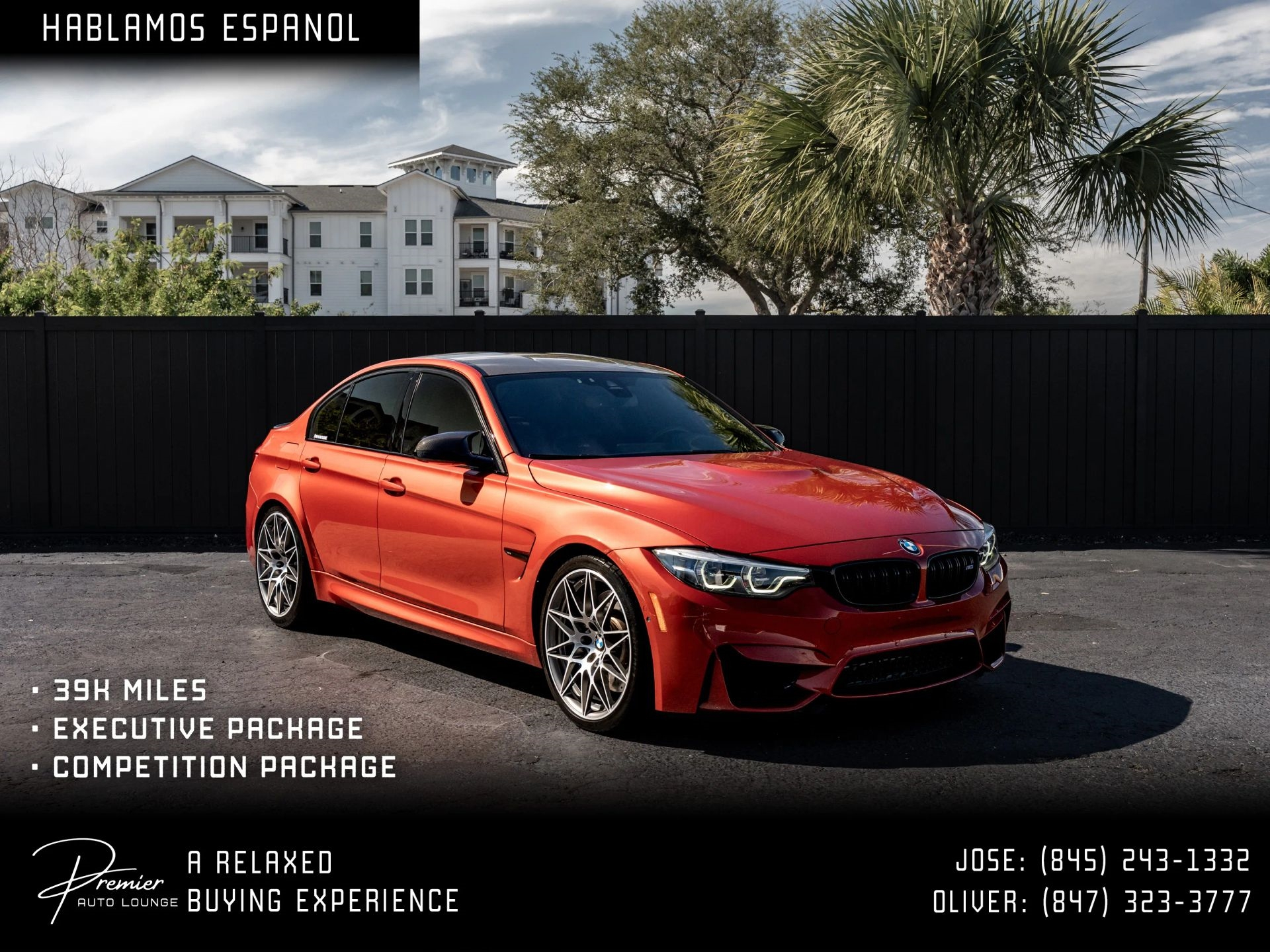 2018 BMW M3 Sedan Base