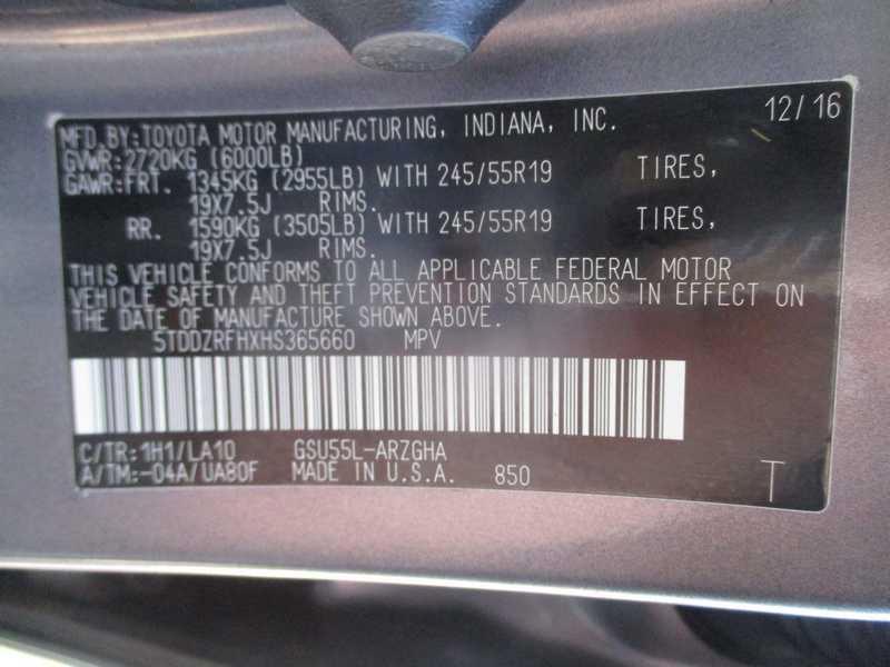 Toyota Highlander Limited AWD V6 2017