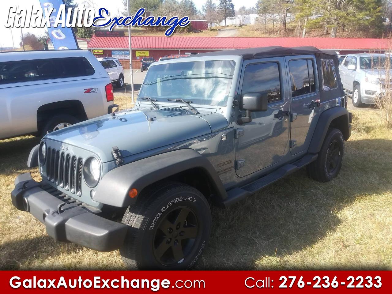 Jeep Wrangler Unlimited Sport 4WD 2015