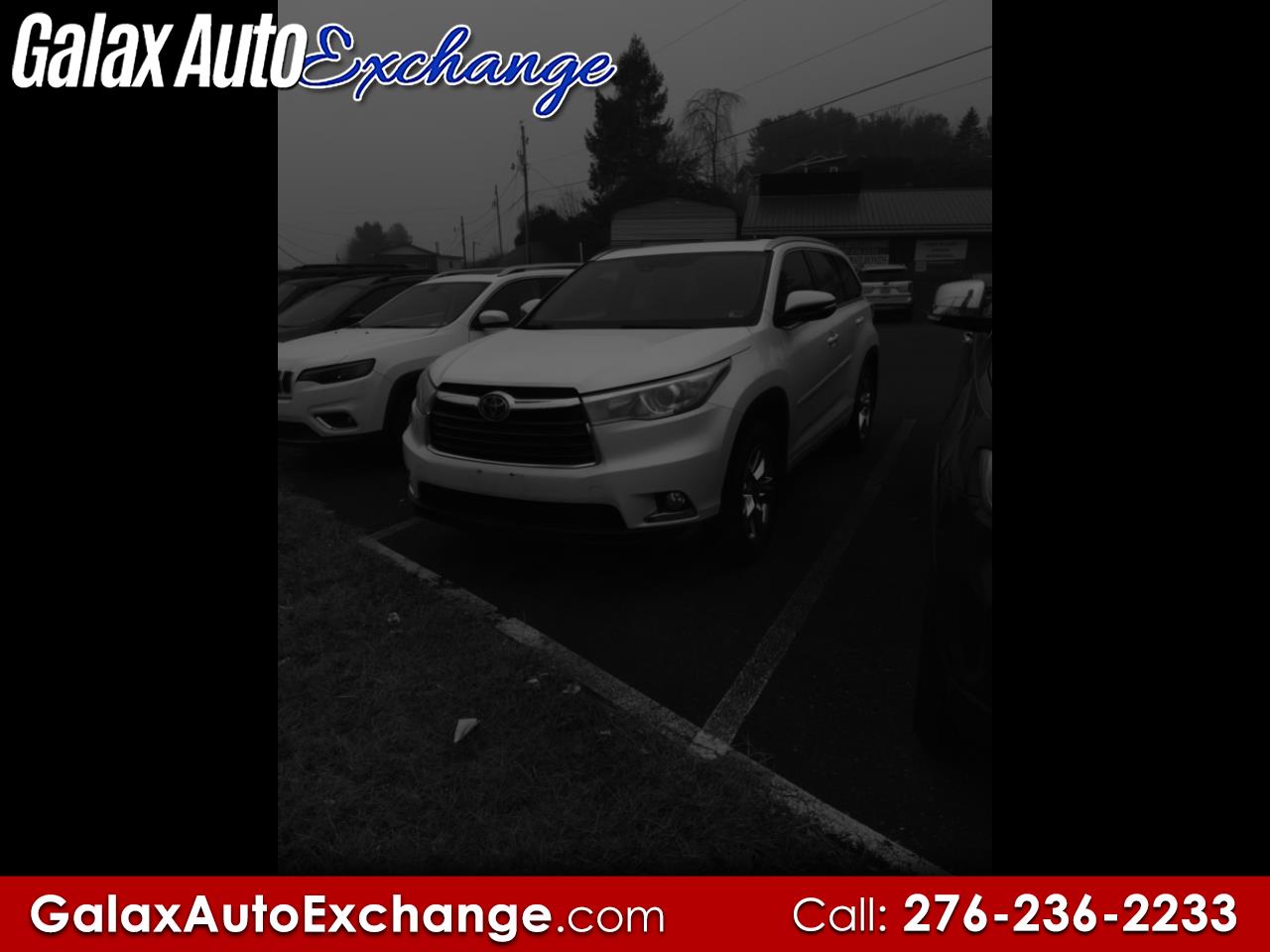 Toyota Highlander Limited AWD V6 2015