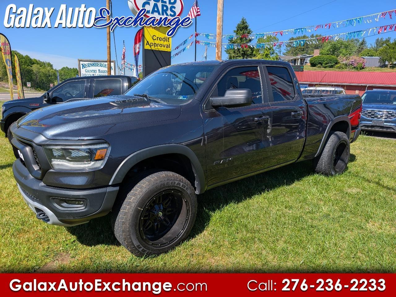 RAM 1500 Rebel 4x4 Quad Cab 6'4" Box 2019