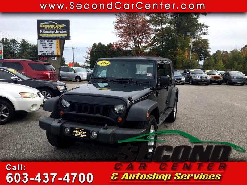 Used 2008 Jeep Wrangler Unlimited X 4wd For Sale In Derry