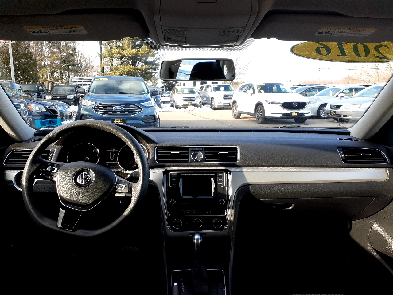 Volkswagen Passat 4dr Sdn 1.8T Auto S PZEV 2016