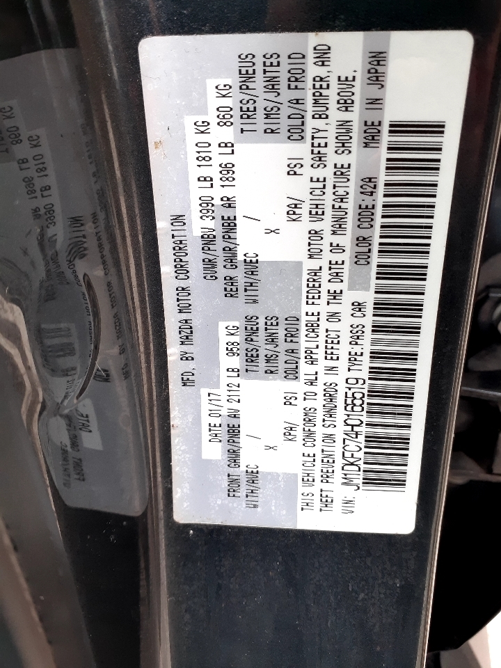 Mazda CX-3 Touring AWD 2017