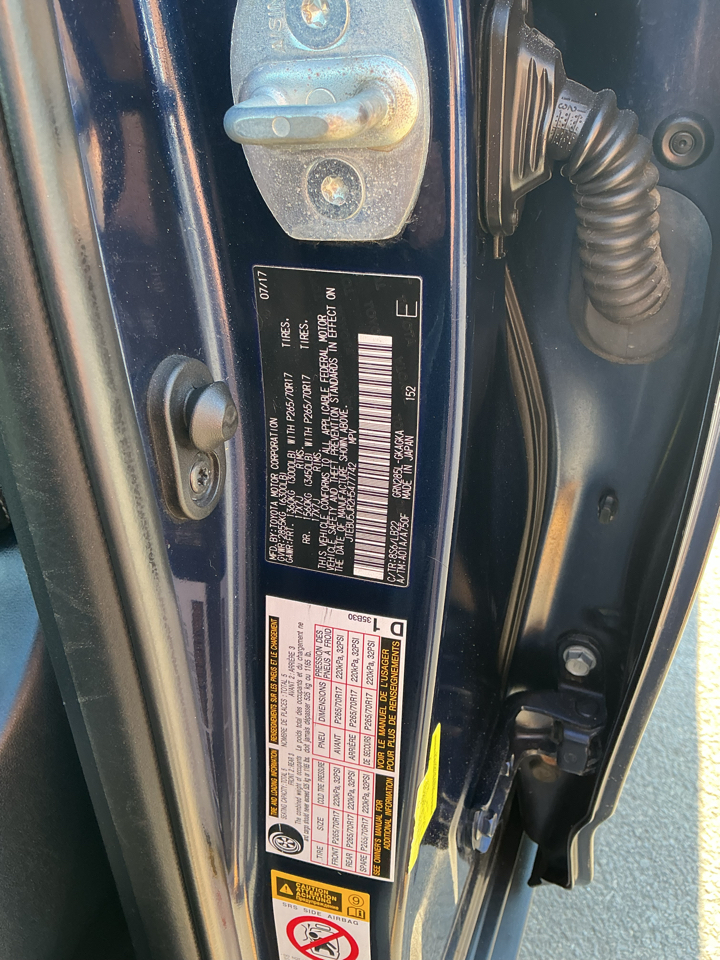 Toyota 4Runner SR5 Premium 4WD 2017