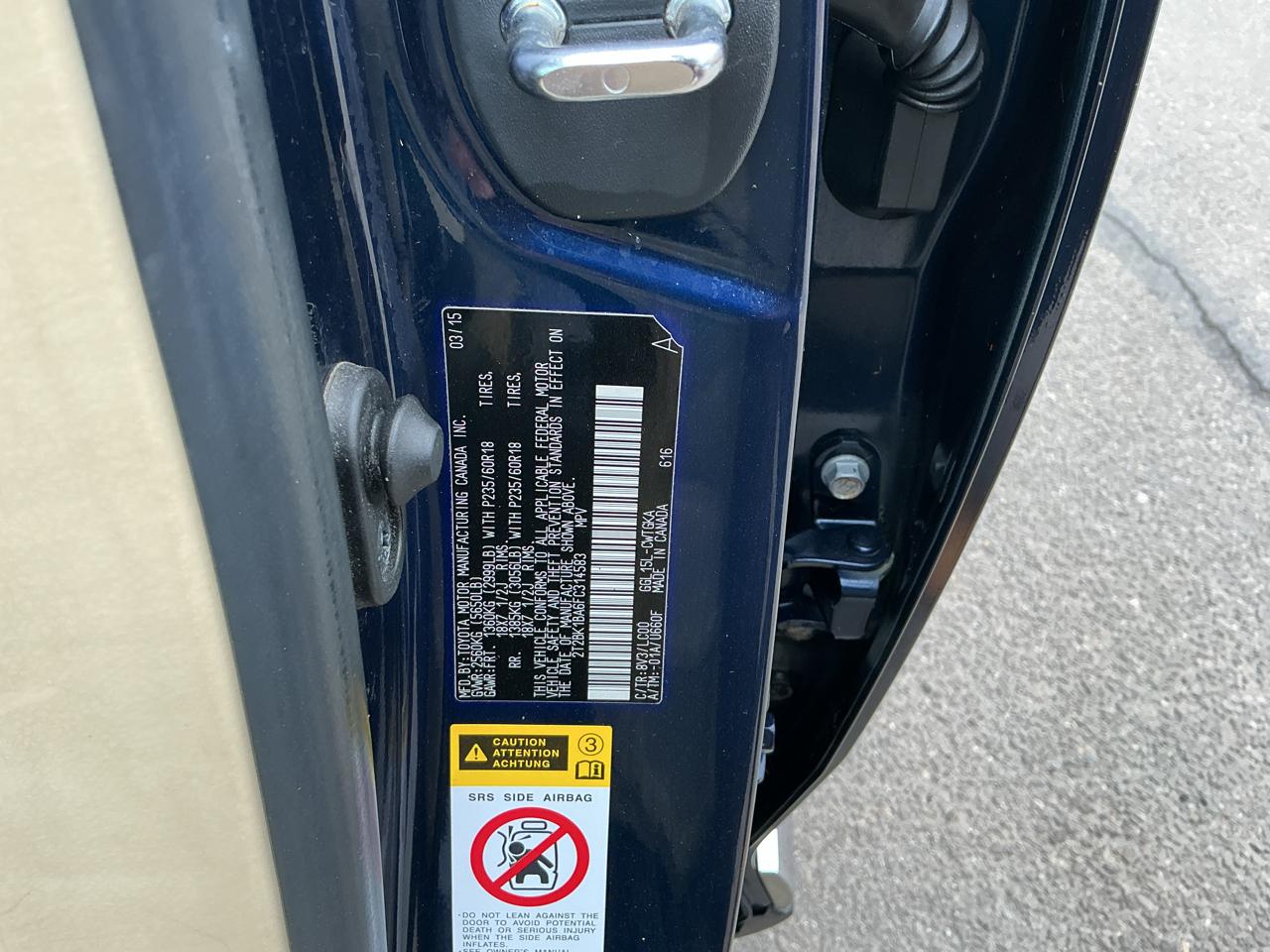 Lexus RX 350 Base 4D SUV AWD 2015