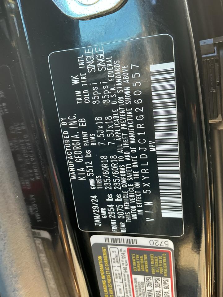 Kia Sorento S AWD 2024