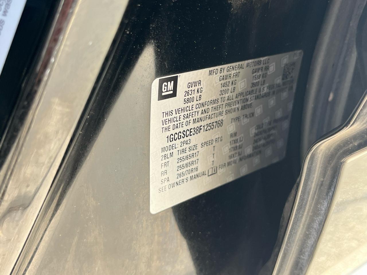 Chevrolet Colorado 2WD Crew Cab 128.3" Z71 2015