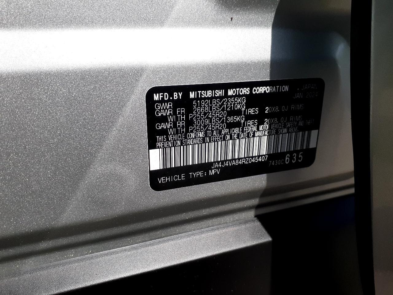 Mitsubishi Outlander SE S-AWC 2024