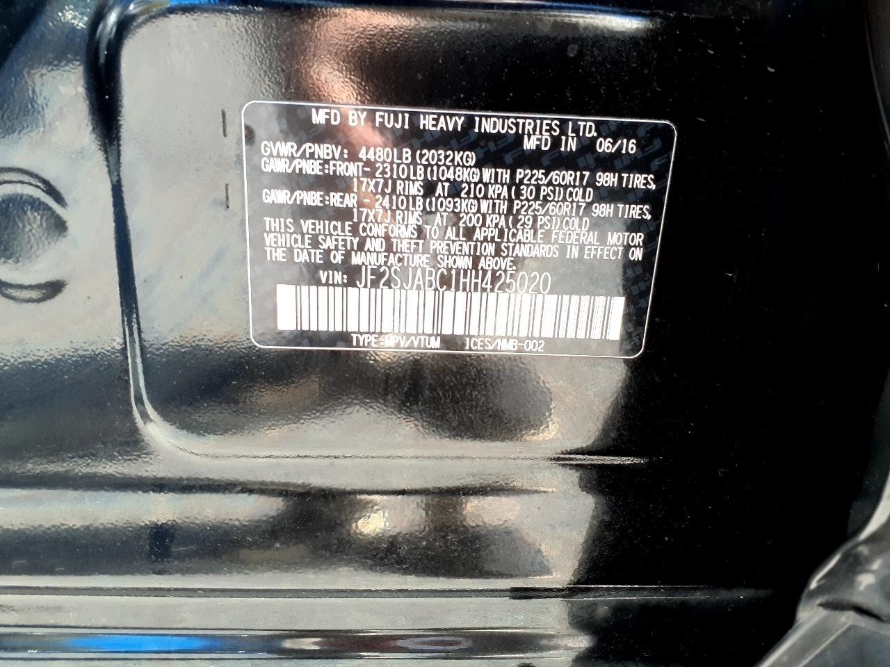 Subaru Forester 2.5i CVT 2017