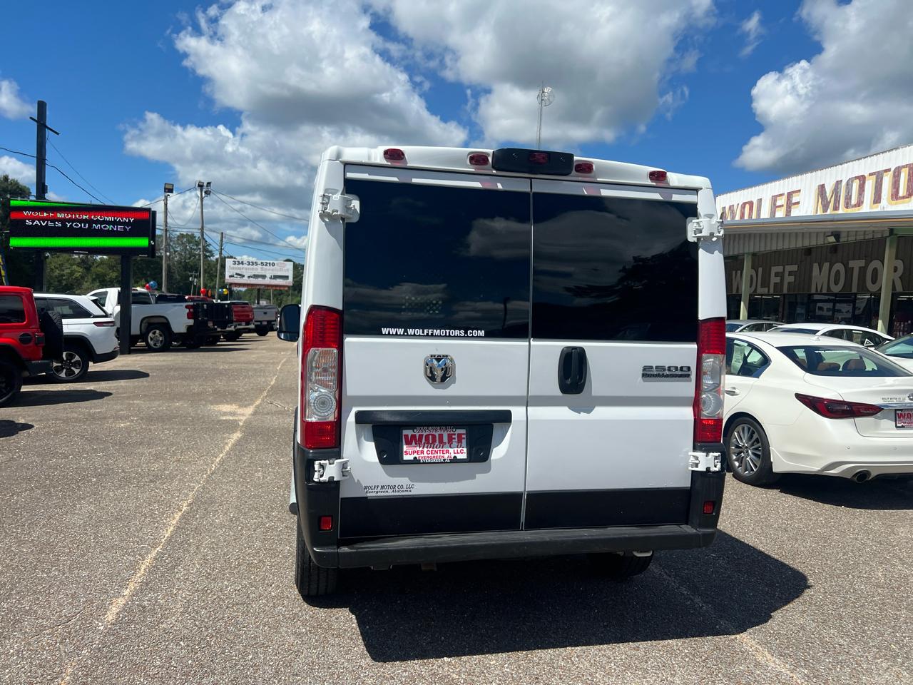 RAM ProMaster Cargo Van Tradesman 2500 Low Roof 136" WB w/Pass Seat 2025