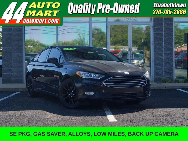 Black 2019 Ford Fusion Sedan Front-Wheel Drive 6-Speed Automatic