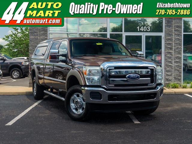 Brown 2011 Ford F-350 Super Duty Pickup Truck Four-Wheel Drive 6-Speed Automatic Overdrive