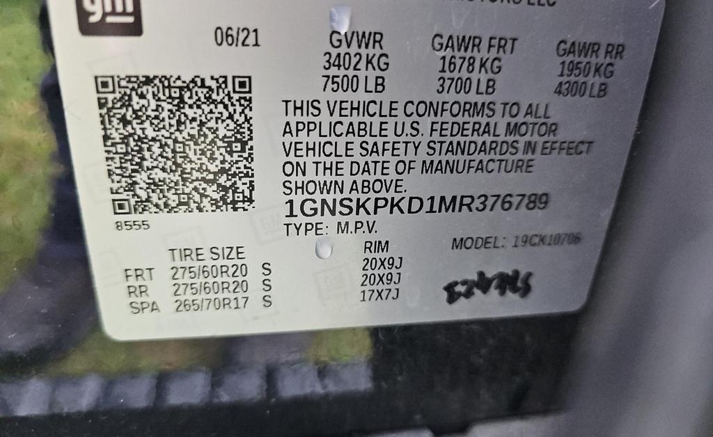 Chevrolet Tahoe  2021