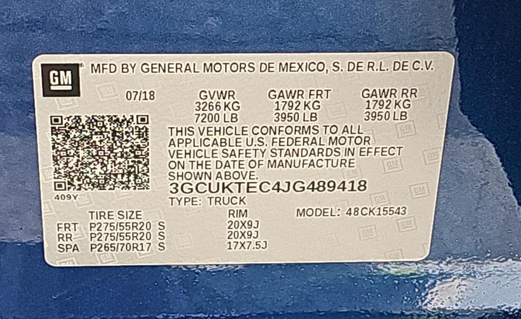 Chevrolet Silverado 1500  2018