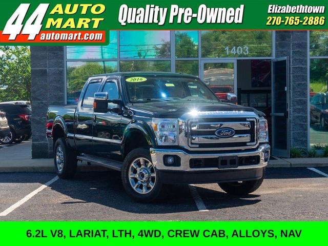 Green 2016 Ford F-250 Super Duty Pickup Truck Four-Wheel Drive 6-Speed Automatic