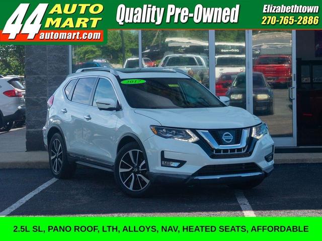 White 2017 Nissan Rogue SUV / Crossover Front-Wheel Drive Continuously Variable Transmission