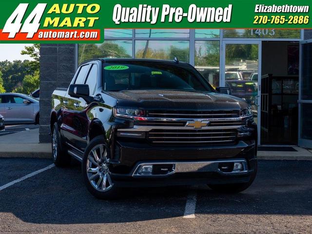 Black 2019 Chevrolet Silverado 1500 Pickup Truck Four-Wheel Drive Automatic