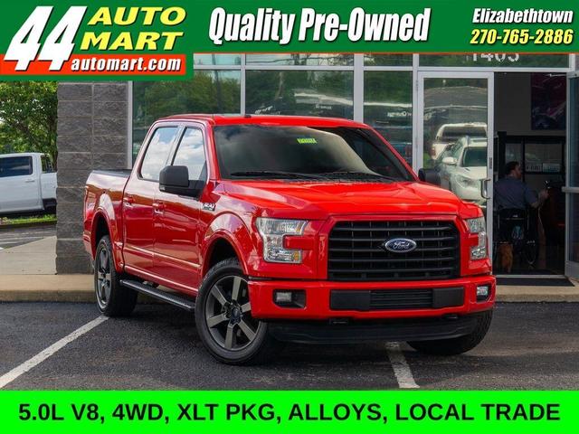 Red 2016 Ford F-150 Pickup Truck Four-Wheel Drive 6-Speed Automatic