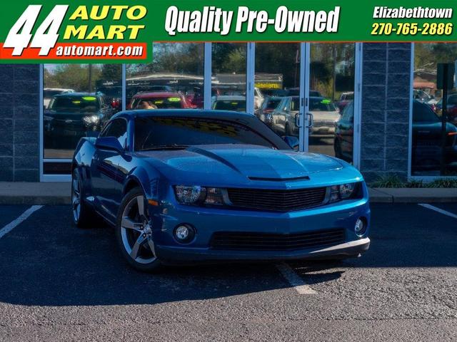 Blue 2010 Chevrolet Camaro Coupe Rear-Wheel Drive 6-Speed Automatic