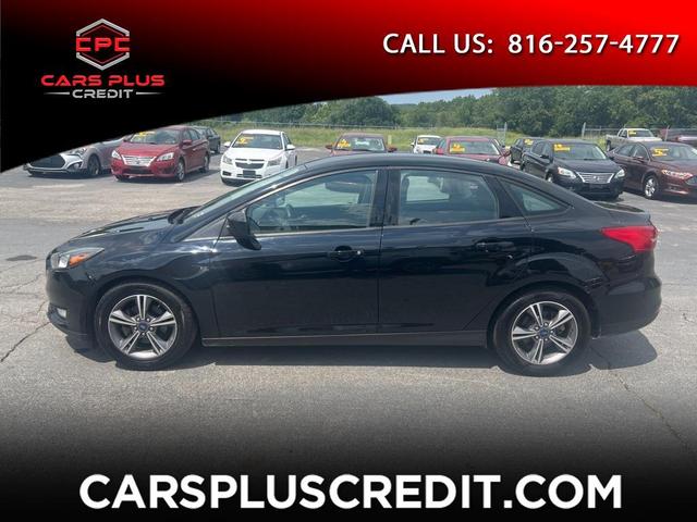 Black 2018 Ford Focus Sedan Front-Wheel Drive Automatic