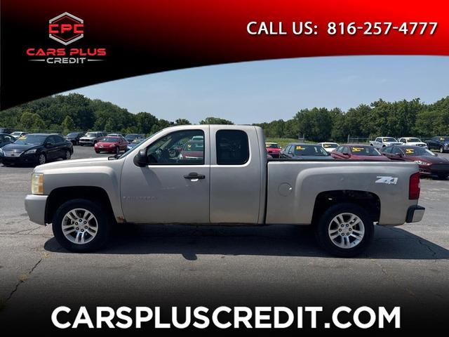 PEWTER 2007 Chevrolet Silverado 1500 Pickup Truck Four-Wheel Drive Automatic