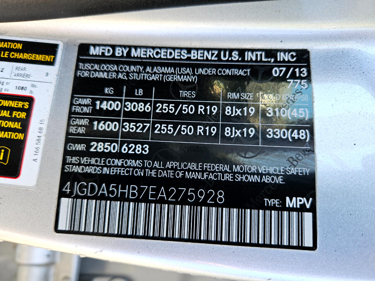 Mercedes-Benz M-Class ML350 4MATIC 2014