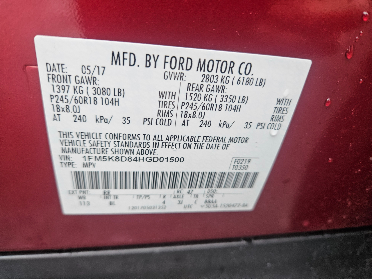 Ford Explorer XLT 4WD 2017