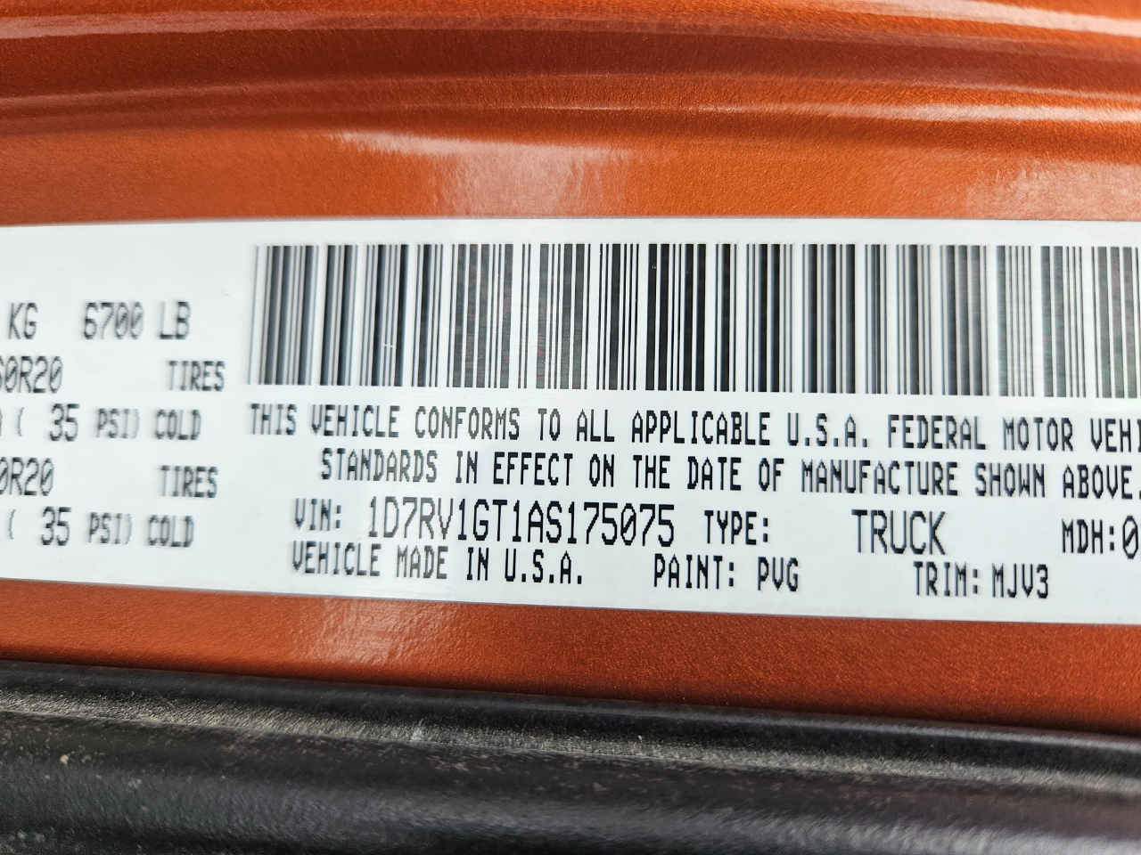 RAM 1500 SLT Quad Cab 4WD 2010