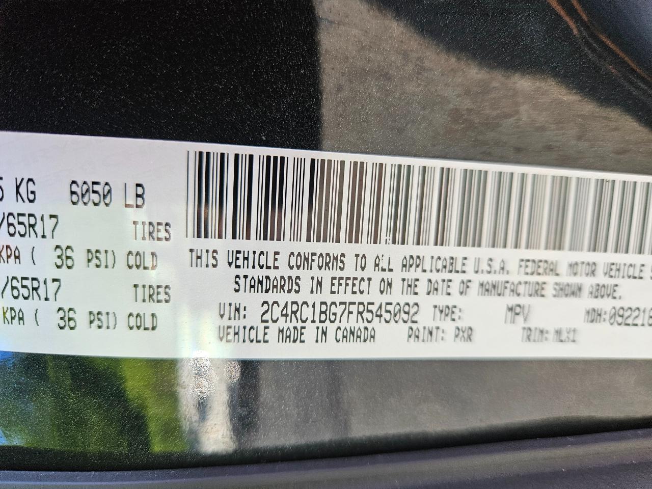 Chrysler Town & Country Touring 2015