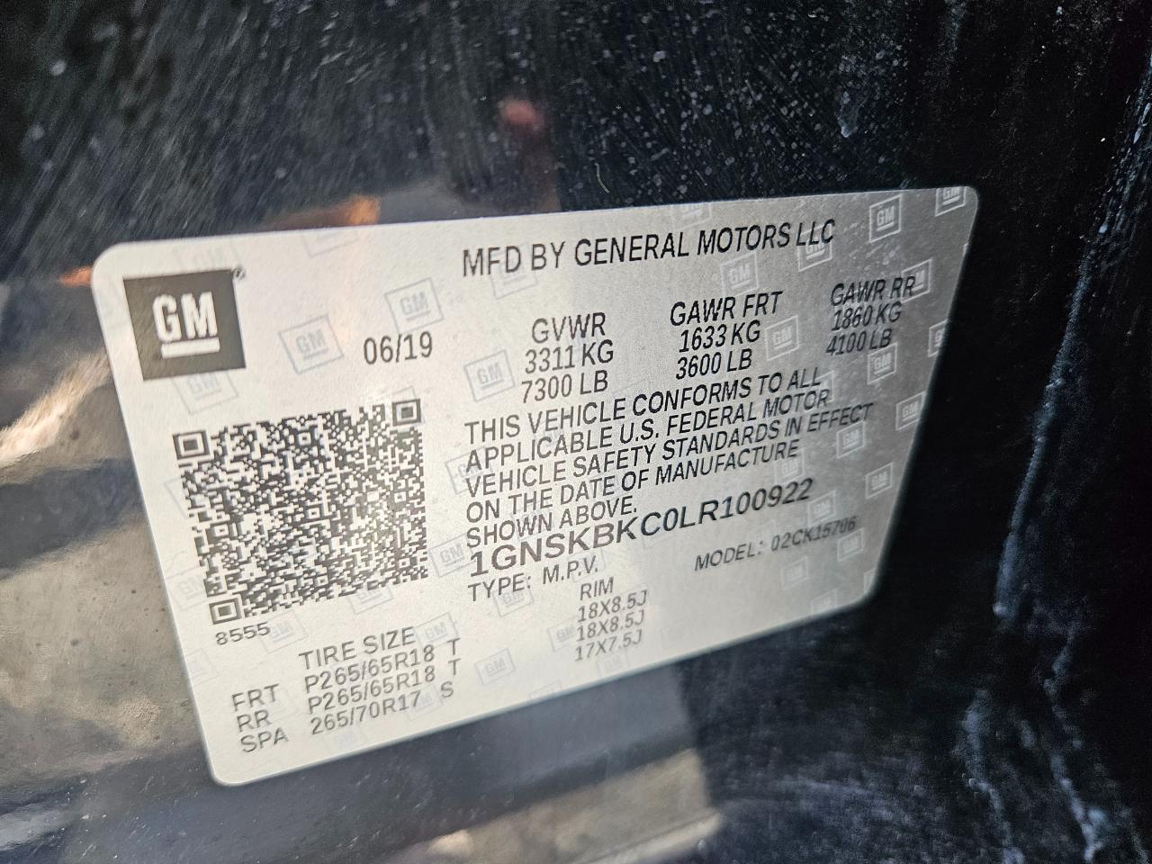 Chevrolet Tahoe LT 4WD 2020