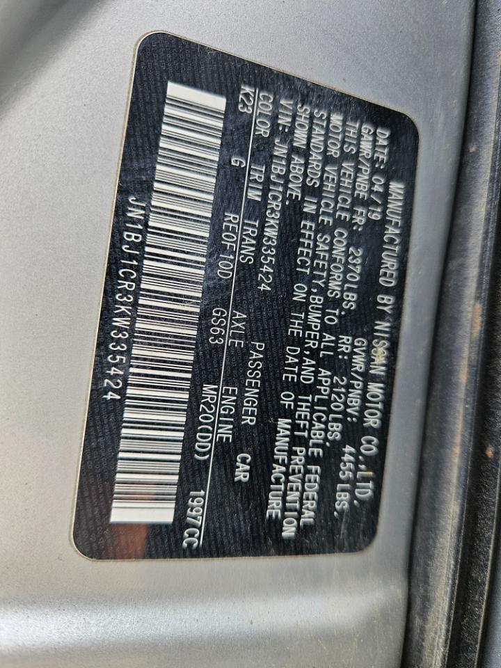 Nissan Rogue Sport SL AWD 2019