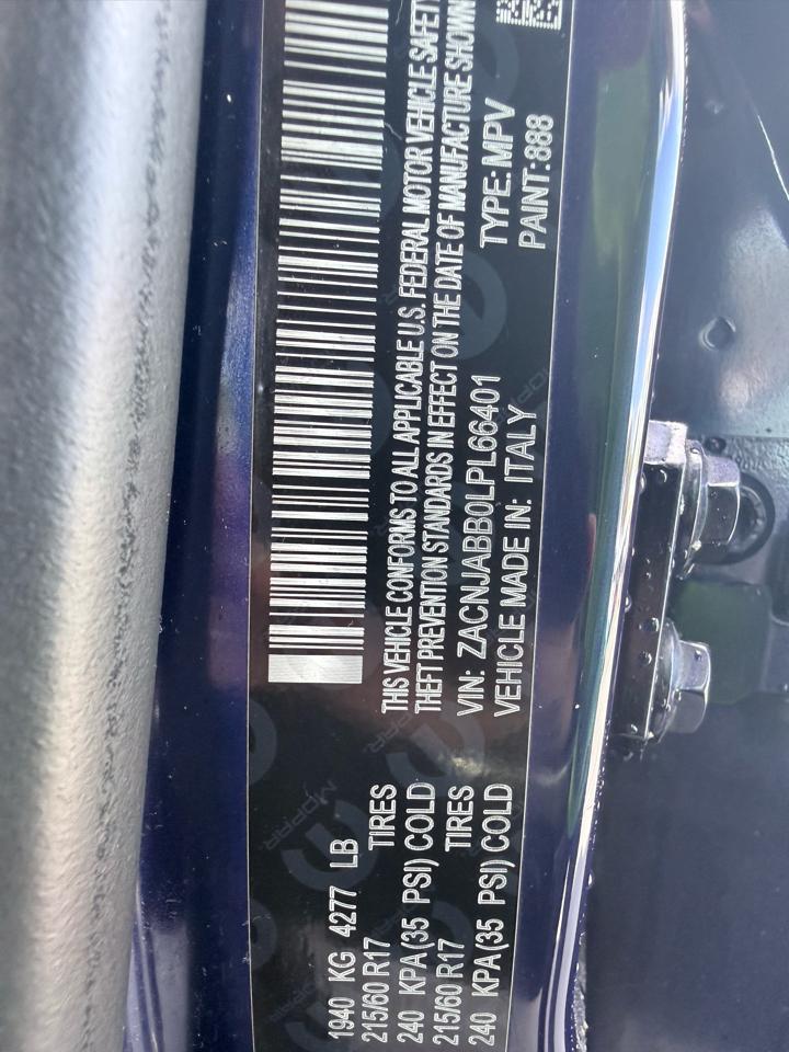 Jeep Renegade Altitude FWD 2020