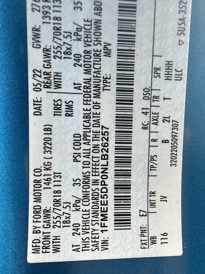 Ford Bronco Black Diamond 4 Door Advanced 4x4 2022