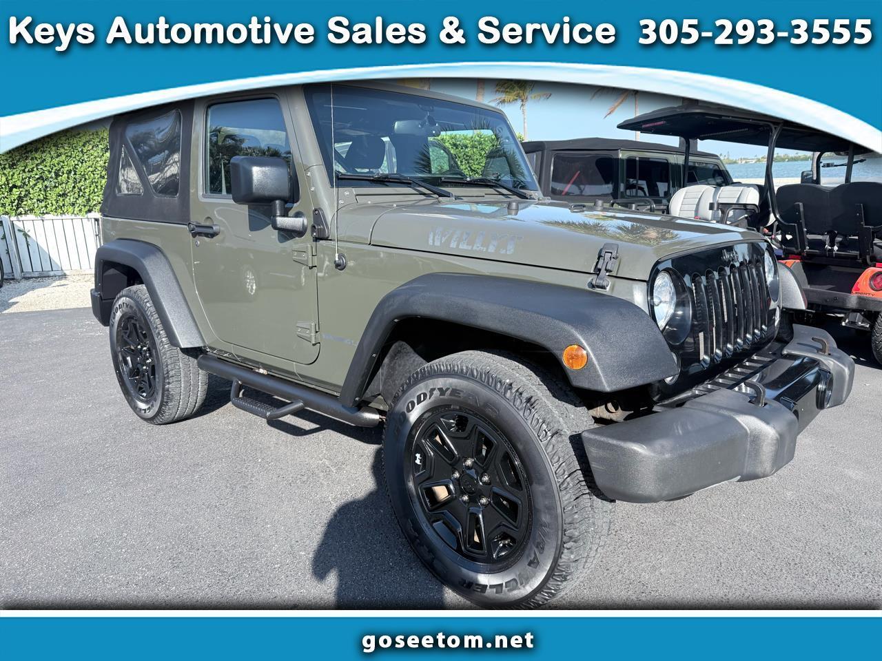 Jeep Wrangler 4WD 2dr Willys Wheeler 2015