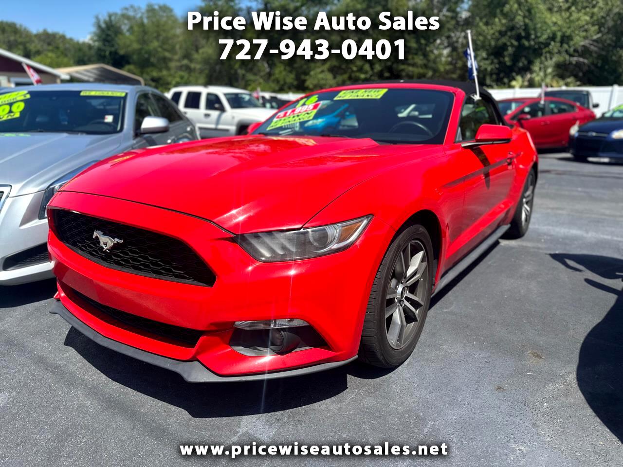 2016 Ford Mustang 2dr Conv EcoBoost Premium