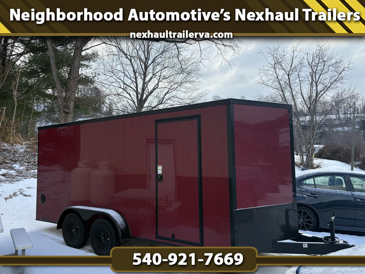 2026 Nexhaul 7x16 Enclosed Trailer 