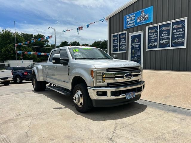 Gray 2018 Ford F-350 Super Duty King Ranch Crew Cab LB DRW 4WD Pickup Truck Four-Wheel Drive Automatic