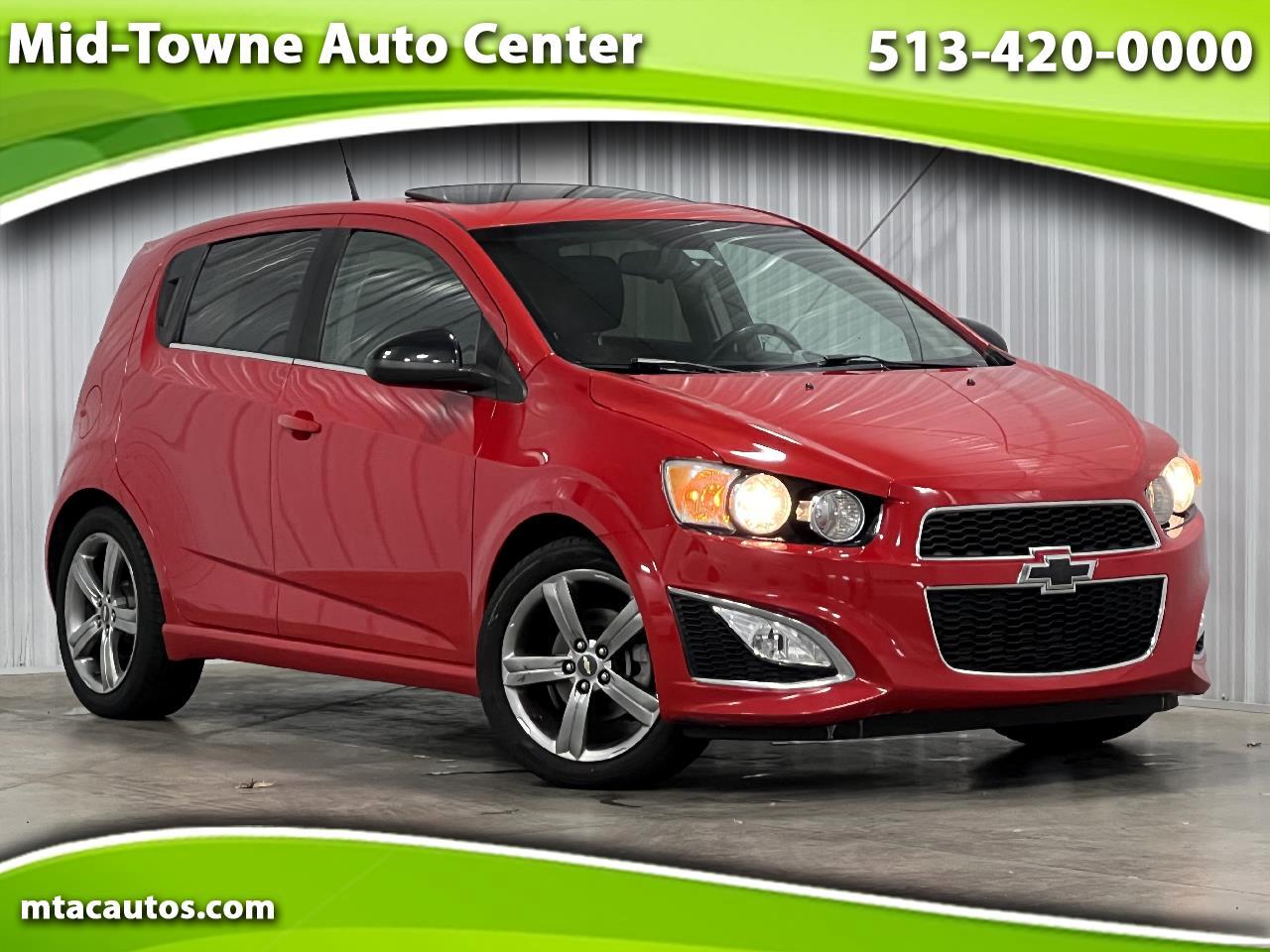 Chevrolet Sonic 5dr HB Manual RS 2013