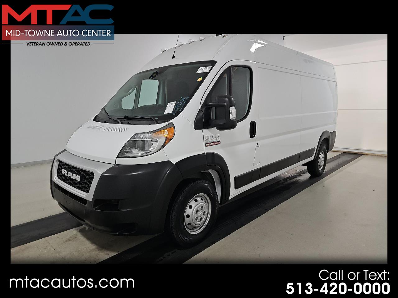 RAM ProMaster Cargo Van 2500 High Roof 159" WB 2021 RAM ProMaster Cargo Van 2500 High Roof 159" WB 2021