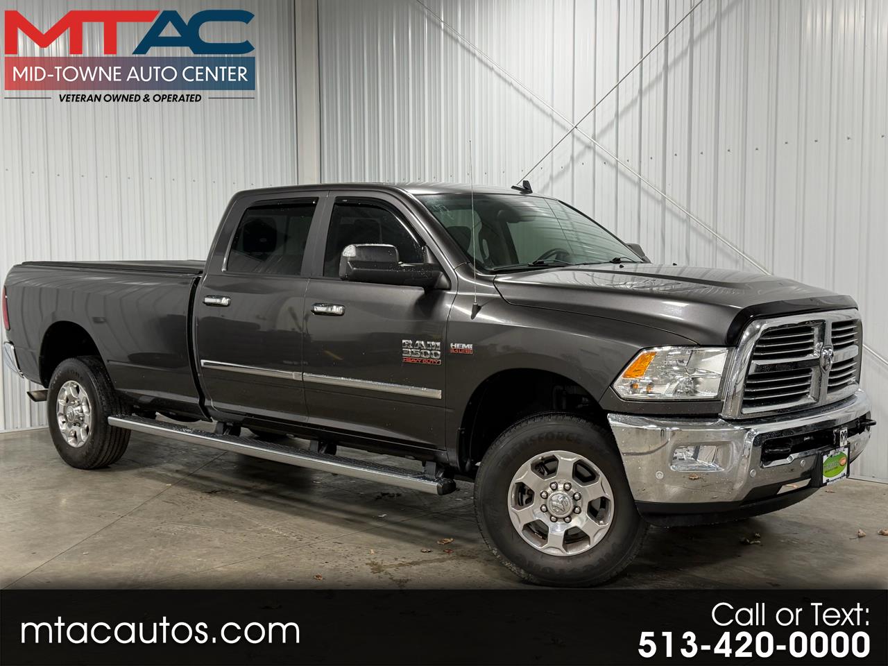 2018 RAM 3500 Big Horn 4x4 Crew Cab 8' Box