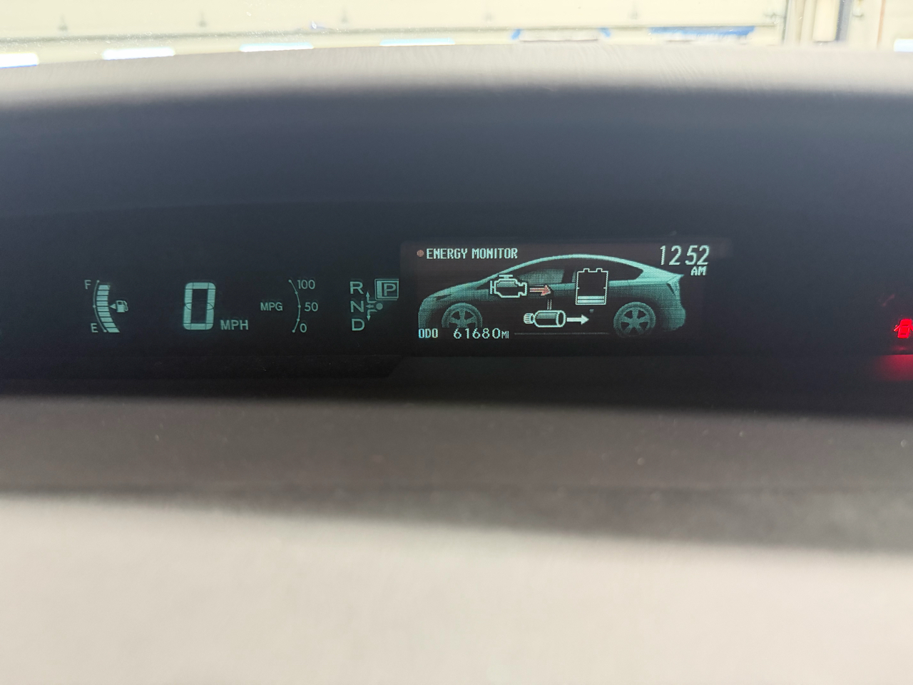 Toyota Prius 5dr HB Three (Natl) 2012