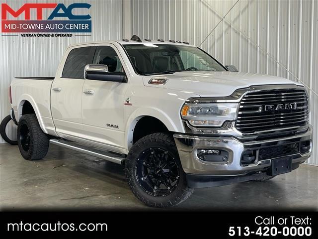 White 2021 RAM 2500 Laramie Crew Cab 4WD Pickup Truck Four-Wheel Drive Automatic