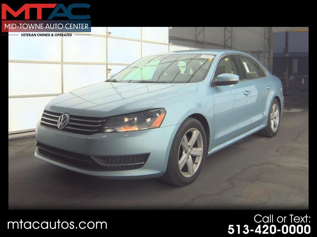 Volkswagen Passat 4dr Sdn 2.5L Auto SE 2013