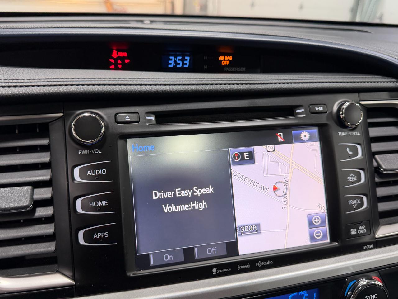 Toyota Highlander Hybrid XLE V6 AWD (Natl) 2019